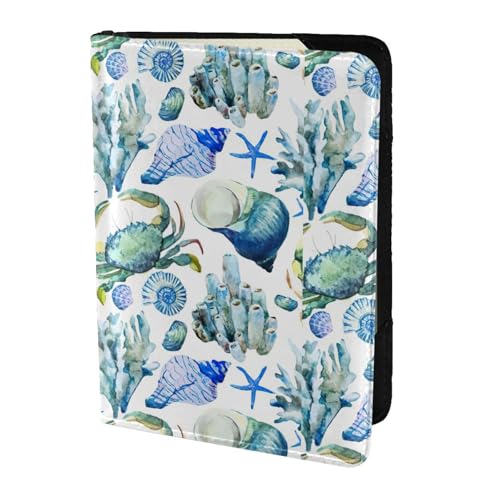 SDEGTHO Reisepasshülle aus Rindsleder, Kartenetui, Reisezubehör, für Damen und Herren, Schwarz , Einheitsgröße von SDEGTHO