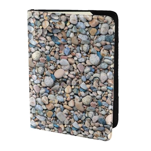 SDEGTHO Reisepasshülle mit Kieselsteinmuster, Geldbörse, Rindsleder, Kartenetui, Reisezubehör, für Damen und Herren, Schwarz , Einheitsgröße SDEGTHO Reisepasshülle mit Kieselsteinmuster, Geldbörse, Rindsleder, Kartenetui, Reisezubehör, für Damen und Herren, Schwarz , Einheitsgröße von SDEGTHO