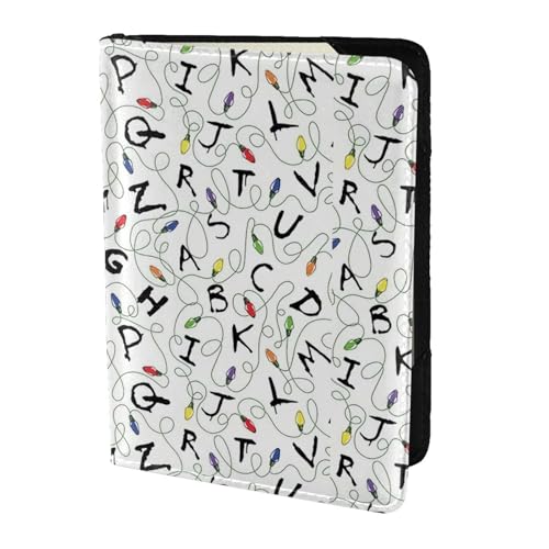 SDEGTHO Reisepasshülle mit Streifen und leichtem Druck, Brieftasche, Rindsleder, Kartenetui, Reisezubehör, für Damen und Herren, Schwarz , Einheitsgröße SDEGTHO Reisepasshülle mit Streifen und leichtem Druck, Brieftasche, Rindsleder, Kartenetui, Reisezubehör, für Damen und Herren, Schwarz , Einheitsgröße von SDEGTHO