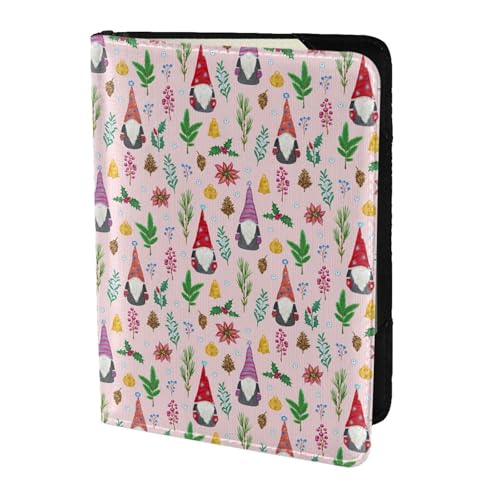 SDEGTHO Reisepasshülle mit niedlichem Zwerg und 1 Druck, Brieftasche, Rindsleder, Kartenetui, Reisezubehör, für Damen und Herren, Schwarz , Einheitsgröße SDEGTHO Reisepasshülle mit niedlichem Zwerg und 1 Druck, Brieftasche, Rindsleder, Kartenetui, Reisezubehör, für Damen und Herren, Schwarz , Einheitsgröße von SDEGTHO