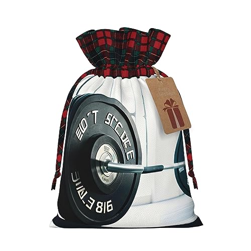 SDEGTHO Tragetasche für Gewichtheben, Sport, strapazierfähiges Material, 21,1 x 30 cm, mit Kordelzug, Wahl für Halloween, stilvolles Geschenk von SDEGTHO