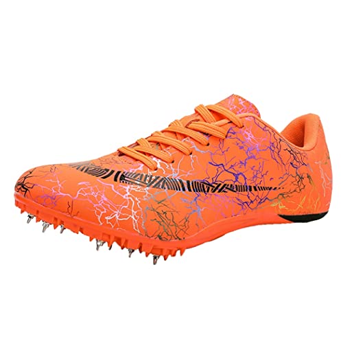 Herren Damen Leichtathletikschuhe Leichte Spikes Laufschuhe Für Hochsprung Weitsprung Sprint,C,38 EU von SDEQA