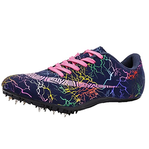 Herren Damen Leichtathletikschuhe Leichte Spikes Laufschuhe Für Hochsprung Weitsprung Sprint,D,41 EU von SDEQA