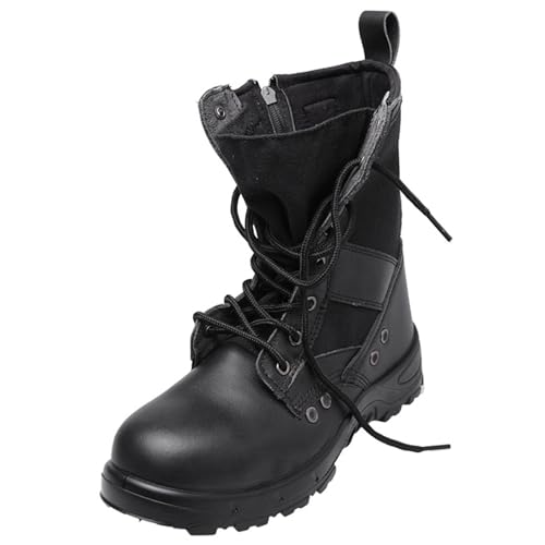 SDEQA Arbeitsstiefel Herren & Damen, Sicherheitsschuhe Composite Toe Isolierte Sicherheitsstiefel leichte & Bequeme mit Stahlkappe,Schwarz,38 EU von SDEQA