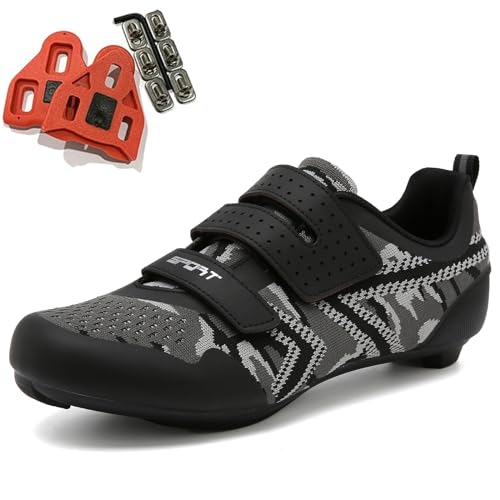 SDEQA Fahrradschuhe Herren Radschuhe Damen Atmungsaktive Kompatibel mit Peloton Look SPD SPD-SL Delta Lock Pedal Radsportschuhe Spin MTB Schuhe,Schwarz,38 EU SDEQA Fahrradschuhe Herren Radschuhe Damen Atmungsaktive Kompatibel mit Peloton Look SPD SPD-SL Delta Lock Pedal Radsportschuhe Spin MTB Schuhe,Schwarz,38 EU von SDEQA