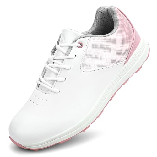 SDEQA Frauen Golf Schuhe Anti Slip Leichte Outdoor Golfer Trainer Große Größe Spikeless,B,43 EU von SDEQA