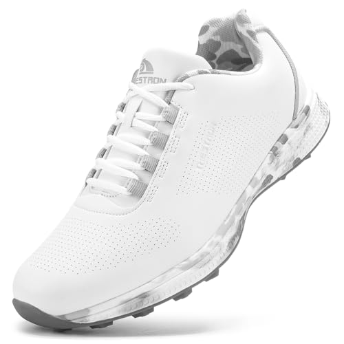 SDEQA Golfschuhe Damen Spikeless Golfschuhe Outdoor Wasserdicht für Golfer Sneakers Große Größe,B,38 EU von SDEQA