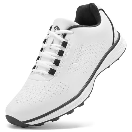 SDEQA Golfschuhe Damen Spikeless Golfschuhe Outdoor Wasserdicht für Golfer Sneakers Große Größe,D,38 EU von SDEQA
