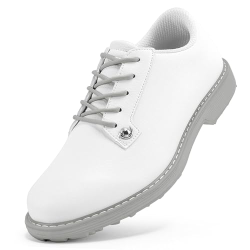 SDEQA Golfschuhe Damen Spikeless rutschfeste Leichte Atmungsaktive Golfsportschuhe Professionelle Schuhe Outdoor,E,41 EU von SDEQA