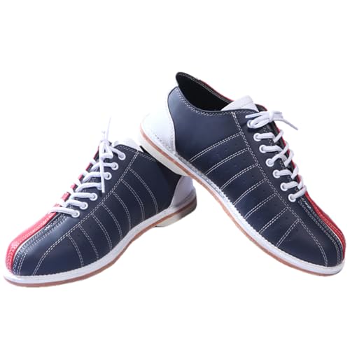 SDEQA Herren Bowlingschuhe Atmungsaktiv Leicht Mode Weite Sneakers Bowls Sport Trainer Gym,A,36 EU von SDEQA