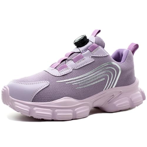 SDEQA Sicherheitsschuhe Arbeitsschuhe Damen mit Stahlkappe Leicht Trends Drehknopf Anti-Smash Anti-Punktur Sportlich Schutzschuhe,A,40 EU von SDEQA