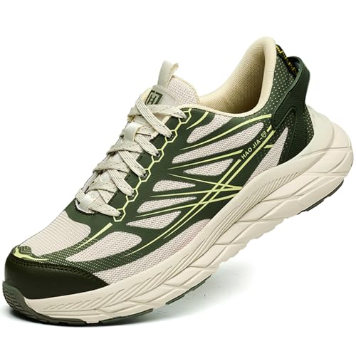 SDEQA Sicherheitsschuhe Arbeitsschuhe Herren Leicht Atmungsaktiv Stahlkappenschuhe Industrielle Arbeitsschuhe Sportlich Mode Schutzschuhe,Beige Green,42 EU SDEQA Sicherheitsschuhe Arbeitsschuhe Herren Leicht Atmungsaktiv Stahlkappenschuhe Industrielle Arbeitsschuhe Sportlich Mode Schutzschuhe,Beige Green,42 EU von SDEQA