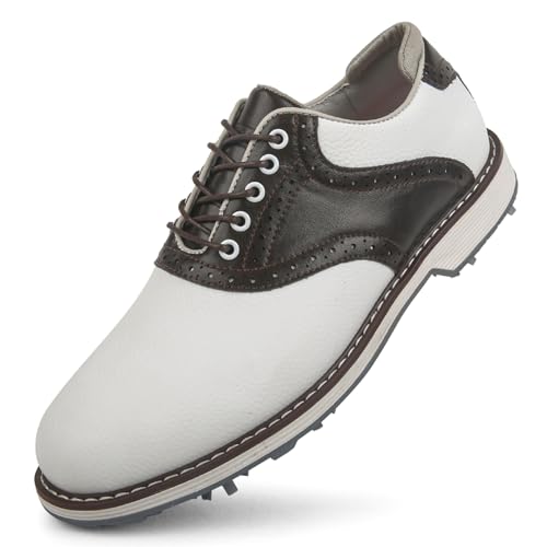 SDEQA wasserdichte Golfschuhe für Herren mit 9 Spikes, Neue rutschfeste Sohle, Outdoor-Golf-Sneaker,C,39 EU SDEQA wasserdichte Golfschuhe für Herren mit 9 Spikes, Neue rutschfeste Sohle, Outdoor-Golf-Sneaker,C,39 EU von SDEQA