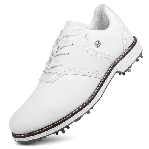SDEQA wasserdichte Golfschuhe für Herren mit Spikes, lässige Golf-Sneaker für Golfsport, große Größe,B,44 EU SDEQA wasserdichte Golfschuhe für Herren mit Spikes, lässige Golf-Sneaker für Golfsport, große Größe,B,44 EU von SDEQA