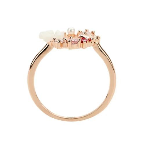 Modischer kreativer Schmetterlings-Blumen-Hochzeitsring für Damen, Roségold, Zirkonia, Glamour-Ring, Schmuck, Mädchen, Geschenk, Bijoux, 6, Metall, Zirkonia Modischer kreativer Schmetterlings-Blumen-Hochzeitsring für Damen, Roségold, Zirkonia, Glamour-Ring, Schmuck, Mädchen, Geschenk, Bijoux, 6, Metall, Zirkonia von SDEWFFWSA