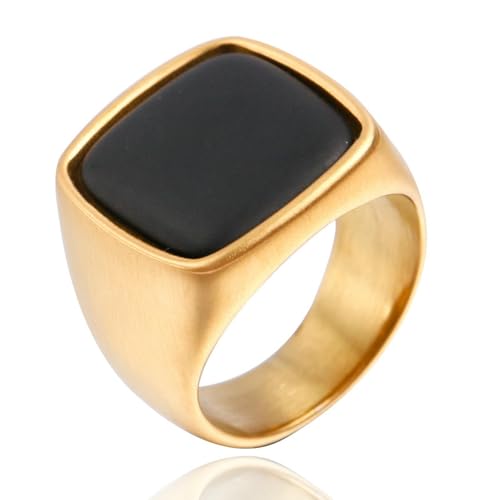 Personalisierter Retro-Ring für Herren, natürlicher Edelstein, Titanstahl, trendiger Titan-Stahlschmuck, 6, Metall, Zirkonia Personalisierter Retro-Ring für Herren, natürlicher Edelstein, Titanstahl, trendiger Titan-Stahlschmuck, 6, Metall, Zirkonia von SDEWFFWSA