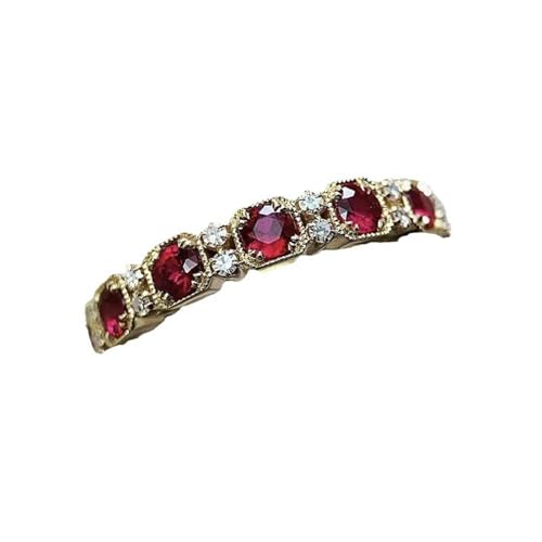 SDEWFFWSA Beliebter Schmuck Persönlichkeit einfacher eingelegter Rubinring, 32, Zirkonia SDEWFFWSA Beliebter Schmuck Persönlichkeit einfacher eingelegter Rubinring, 32, Zirkonia von SDEWFFWSA