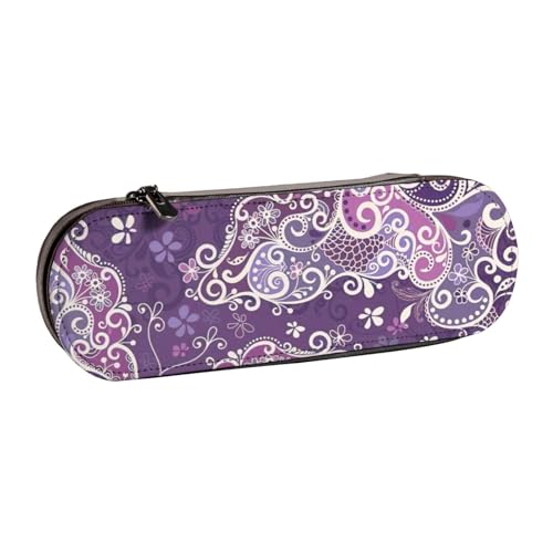 SDFHU Federmäppchen aus Leder mit Schmetterlings-Motiv, vielseitiges Stifteetui aus Leder, für Reisen und den täglichen Gebrauch von SDFHU