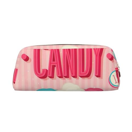 SDFHU Federmäppchen für Erwachsene, Motiv: Cotton Candy Print, vielseitiges Federmäppchen, Reißverschluss, multifunktionales Federmäppchen mit Reißverschluss von SDFHU