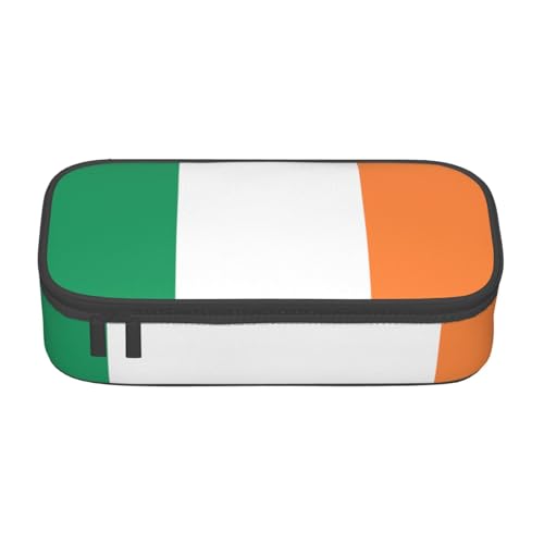 SDFHU Multifunktionales Federmäppchen mit irischer Flagge, Schreibwaren, Aufbewahrungstasche, Kosmetikartikel, Erwachsene von SDFHU