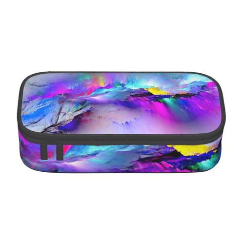 SDFHU Northern Lights Painting Print Multifunktionales Federmäppchen Schreibwaren Aufbewahrungstasche Zubehör Kosmetikartikel Erwachsene von SDFHU