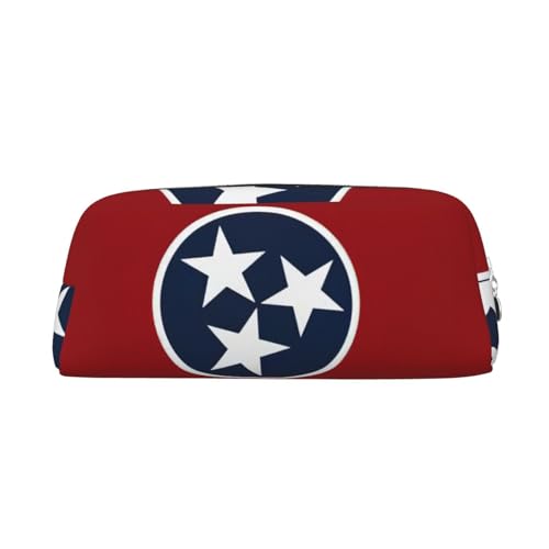 SDFHU Tennessee Staatsflagge Druck Erwachsene Federmäppchen Vielseitiges Federmäppchen Reißverschluss Multifunktional Reißverschluss Federmäppchen von SDFHU