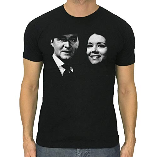 John Steed and Emma Peel t-Shirt New Men Black or Dark Grey S to 2XL Macnee Rigg 2XL Black von SDFSDF