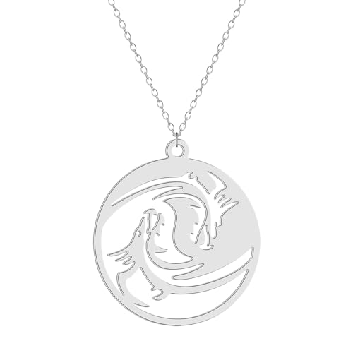 SDFXCDR Halskette Männer Zierliche Yin Yang Drache Anhänger Halskette Frauen Männer Hohler Drache Liebhaber Charm Halskette Schmuck Amulett Kragen Abschlussgeschenke SDFXCDR Halskette Männer Zierliche Yin Yang Drache Anhänger Halskette Frauen Männer Hohler Drache Liebhaber Charm Halskette Schmuck Amulett Kragen Abschlussgeschenke von SDFXCDR
