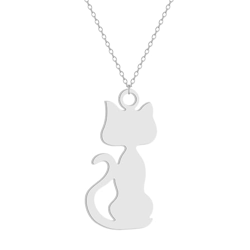 SDFXCDR Herren Halskette Frauen Einfache zierliche Tier Katze Anhänger Halskette Für Frauen Mädchen Charm Choker Minimalistische Haustier Schmuck Geschenke SDFXCDR Herren Halskette Frauen Einfache zierliche Tier Katze Anhänger Halskette Für Frauen Mädchen Charm Choker Minimalistische Haustier Schmuck Geschenke von SDFXCDR