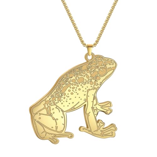 SDFXCDR Herren Halskette Frauen Frosch Halskette Choker Anhänger Neuheit Amphibie Zoo Tierschmuck Charme Mode Party Geschenk Dekoration SDFXCDR Herren Halskette Frauen Frosch Halskette Choker Anhänger Neuheit Amphibie Zoo Tierschmuck Charme Mode Party Geschenk Dekoration von SDFXCDR