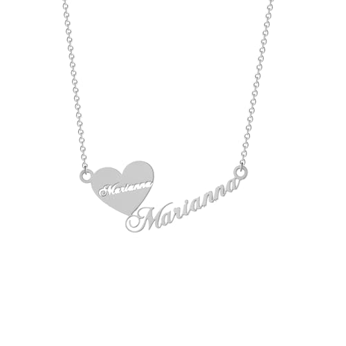 SDFXCDR Herren Halsketten Liebe Herz Name Halskette Customized Namensschild Chocker Halsketten Geschenk für Frauen Dankeschön Lehrer Geschenke SDFXCDR Herren Halsketten Liebe Herz Name Halskette Customized Namensschild Chocker Halsketten Geschenk für Frauen Dankeschön Lehrer Geschenke von SDFXCDR