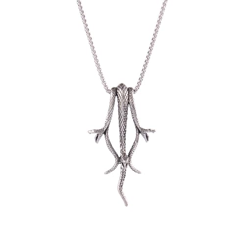 SDFXCDR männer halskette European and American Punk style Three Headed Snake Necklace Male Trend Exaggerated Personality Shaped Accessories einschulungsgeschenke jungen SDFXCDR männer halskette European and American Punk style Three Headed Snake Necklace Male Trend Exaggerated Personality Shaped Accessories einschulungsgeschenke jungen von SDFXCDR