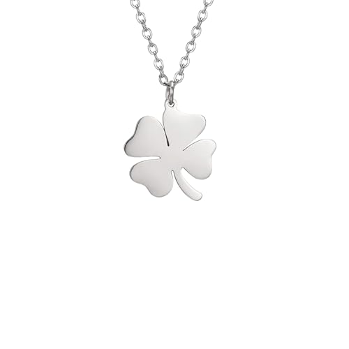 SDFXCDR männer halskette Four Leaf Clover Pendant Necklace Necklace For Women Man Lover's Engagement Jewelry Friend Gift einschulungsgeschenke jungen SDFXCDR männer halskette Four Leaf Clover Pendant Necklace Necklace For Women Man Lover's Engagement Jewelry Friend Gift einschulungsgeschenke jungen von SDFXCDR