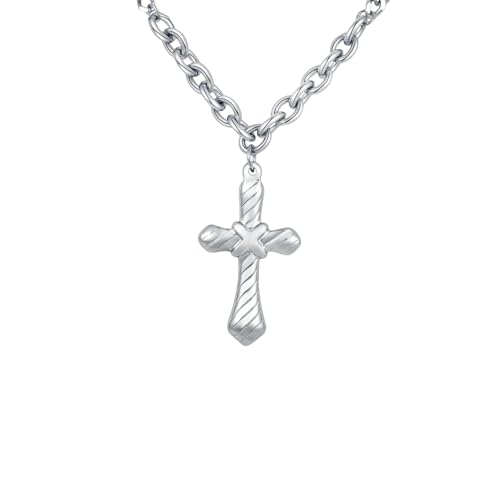 SDFXCDR männer halskette Jerusalem Cross Pendant Necklace for Men Binding Cross Collars Christian Religious Faith Prayer Jewelry Gift einschulungsgeschenke jungen SDFXCDR männer halskette Jerusalem Cross Pendant Necklace for Men Binding Cross Collars Christian Religious Faith Prayer Jewelry Gift einschulungsgeschenke jungen von SDFXCDR
