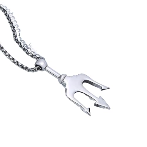 SDFXCDR männer halskette Neptune Trident Pendant Necklaces for Men Boys Stylish Statement Necklaces Sea Lover Jewelry Gift einschulungsgeschenke jungen SDFXCDR männer halskette Neptune Trident Pendant Necklaces for Men Boys Stylish Statement Necklaces Sea Lover Jewelry Gift einschulungsgeschenke jungen von SDFXCDR