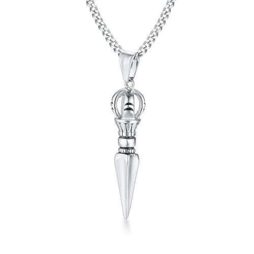 SDFXCDR männer halskette Pendant Necklaces for Men Boys Tibetan Buddhism Vajrayana Dorje Dagger Necklaces Amulet Protection Jewelry Gifts einschulungsgeschenke jungen SDFXCDR männer halskette Pendant Necklaces for Men Boys Tibetan Buddhism Vajrayana Dorje Dagger Necklaces Amulet Protection Jewelry Gifts einschulungsgeschenke jungen von SDFXCDR