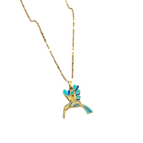 SDFXCDR necklace herren halskette Blauer Kolibri Vogel Anhänger Halskette Für Frauen Mode Mädchen Schlüsselbein Kette Schmuck Geburtstagsgeschenk SDFXCDR necklace herren halskette Blauer Kolibri Vogel Anhänger Halskette Für Frauen Mode Mädchen Schlüsselbein Kette Schmuck Geburtstagsgeschenk von SDFXCDR