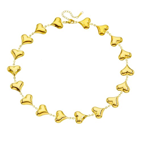 SDFXCDR necklace herren halskette Goldene Minimalistische Mode Hohle Herzform Ohrringe Für Frauen Mädchen Trend Neue Ohr Schmuck Geschenk von SDFXCDR
