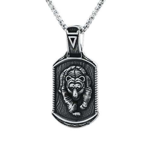 männer halskette Animal 2024 New Viking Bear Pendant Necklace For Men Fashion Casual Punk Jewelry Boyfriend Gift einschulungsgeschenke jungen männer halskette Animal 2024 New Viking Bear Pendant Necklace For Men Fashion Casual Punk Jewelry Boyfriend Gift einschulungsgeschenke jungen von SDFXCDR