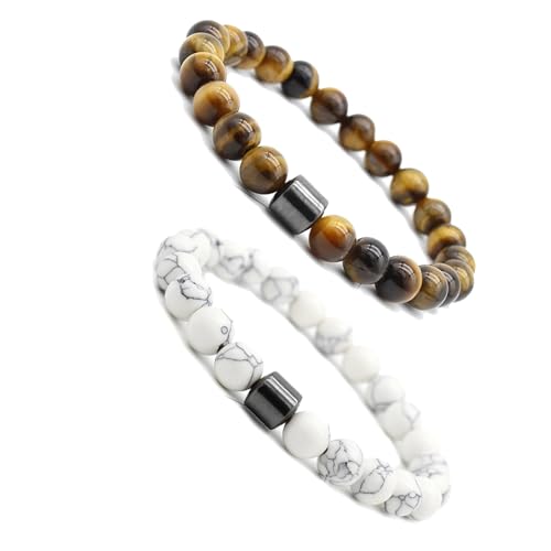 SDGBCXD Anti-Angst Armbänder, Anti-Alkohol-Armband, Stoppen Sie das Trinken von Alkohol, Alkohol for Männer und Frauen, Linderung von Angstzuständen und Stress(C+D) von SDGBCXD