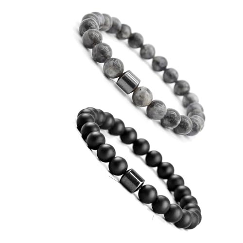 SDGBCXD Anti-Angst Armbänder, Anti-Alkohol-Armband, Stoppen Sie das Trinken von Alkohol, Alkohol for Männer und Frauen, Linderung von Angstzuständen und Stress(E+F) von SDGBCXD