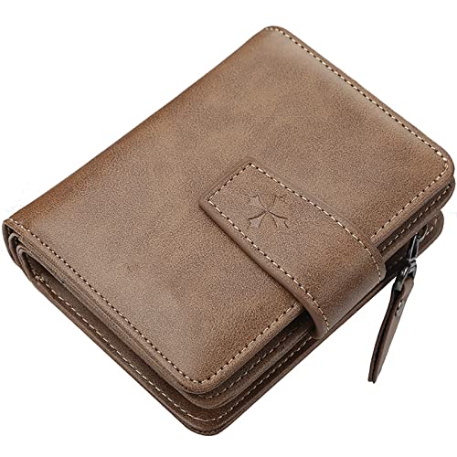 SDGBCXD Brieftasche, Herren-Kreditkartenetui aus Leder, Smart-Geldbörse mit Fächern, Münzfach, Ausweisfenster(Unique Colour) von SDGBCXD