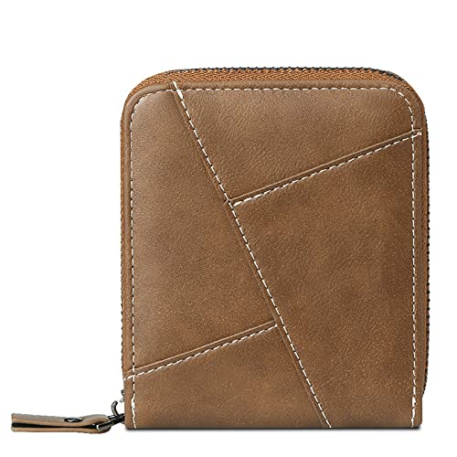 SDGBCXD Brieftasche, mit Blockierung, 10 Kartenfächer, 1 Münzfach, Bargeldfach, PU-Leder-Kartenhalter for Herren(Unique Colour) von SDGBCXD
