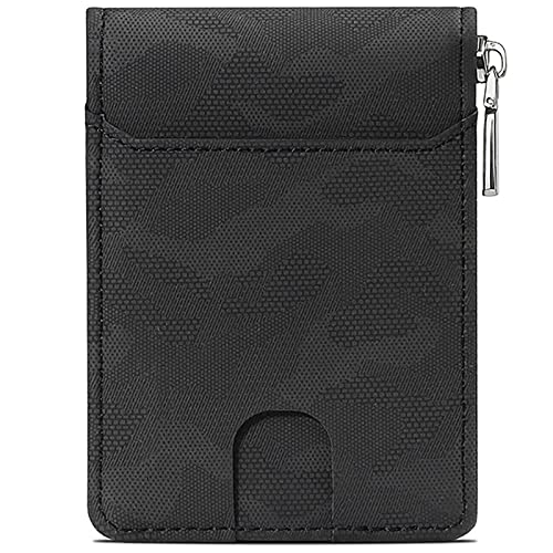 SDGBCXD Brieftasche, mit Blockierung, Organ-Kartenhalter for Herren aus PU-Leder, 11 Kartenfächer, 2 Bargeldfächer, Geldbörse in Camouflage(Black) von SDGBCXD