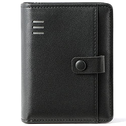 SDGBCXD Brieftasche, mit Blockierung, kurzer Kartenhalter integriertem Reißverschluss, modische Geldbörse, Münzbörse(Black) von SDGBCXD