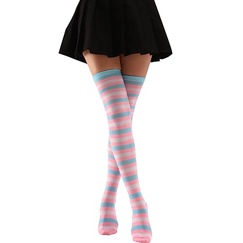 Gestreifte Kniestrümpfe Damen Bunt Winter Overknees Strümpfe mit Streifen Warme Ringelsocken Lange Socken Thigh Highs Socks Mädchen Hohe Socken Wintersocken Damen-Kniestrümpfe Gestreifte Kniestrümpfe Damen Bunt Winter Overknees Strümpfe mit Streifen Warme Ringelsocken Lange Socken Thigh Highs Socks Mädchen Hohe Socken Wintersocken Damen-Kniestrümpfe von SDGR