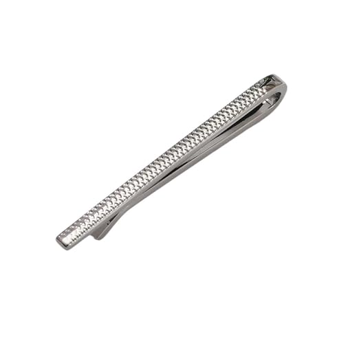 Krawattennadel 2 Stücke Metall Krawattenklammer Männer Hochzeit Krawatte Krawatte Verschluss Clip Gentleman Krawatten Bar Kristall Krawattennadel for Männer Zubehör Schmuck(Silver) von SDIUAKBV