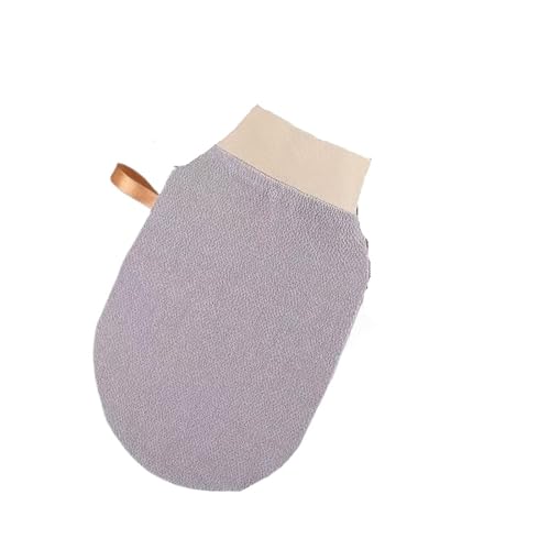 Peelinghandschuh Handschuhe 1 stück Bad for Peeling Spa Duschbürste Körperreinigung Mitt Rub Dead Skin Handtuch Schaummassage(Grey) von SDIUAKBV