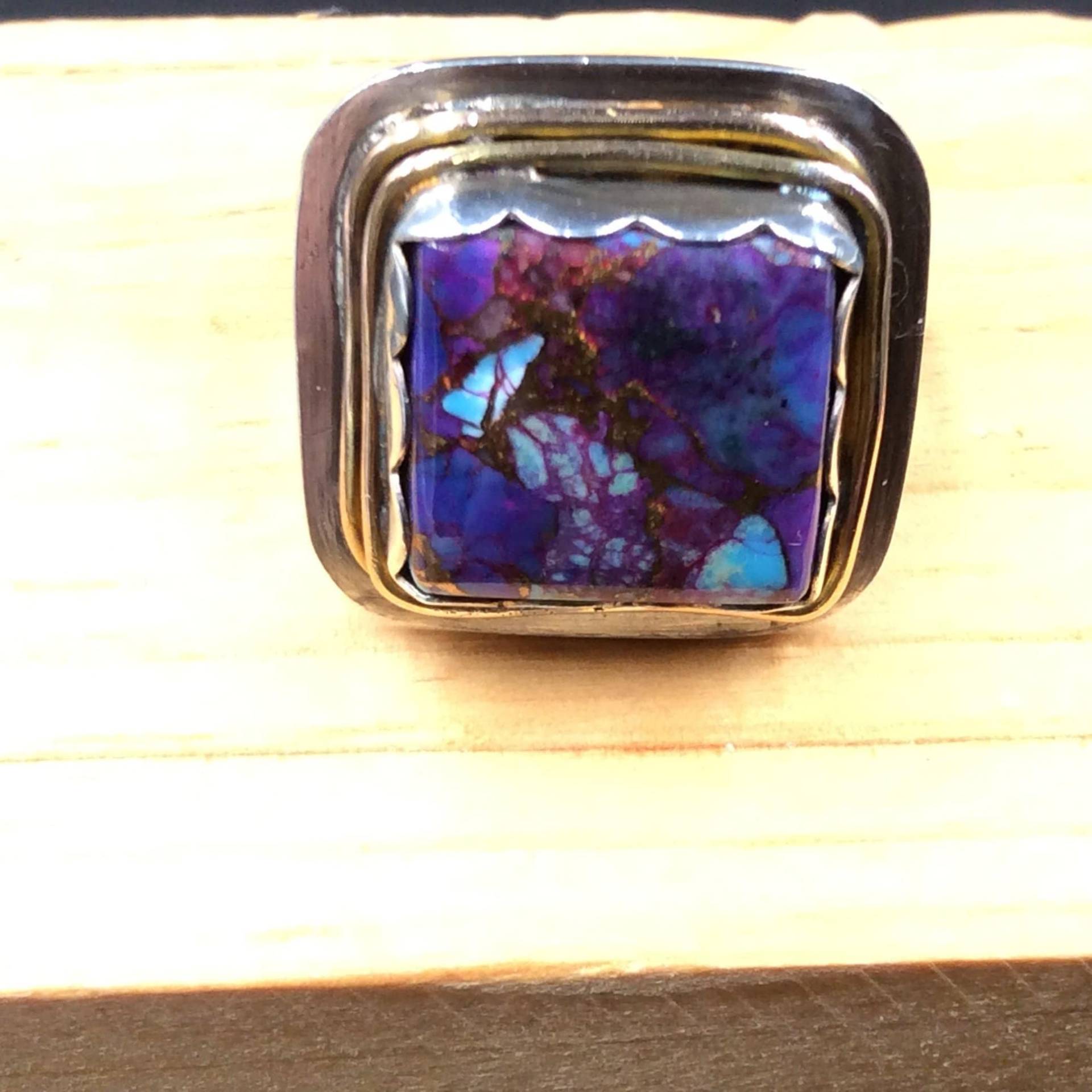 Mohave Türkis Sterling Silber Ring Mohave Türkis Sterling Silber Ring von SDLStudio