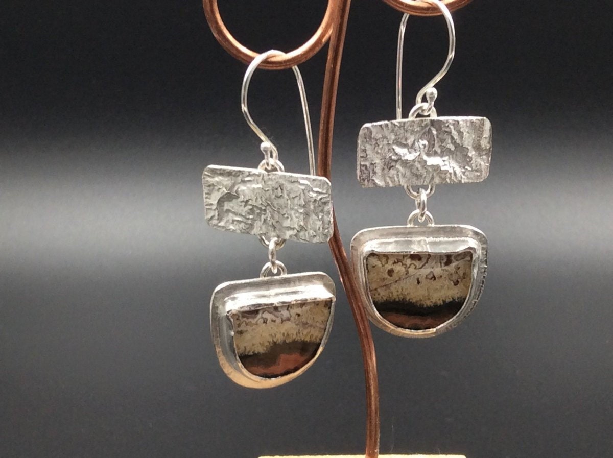 Verrückte Spitze Sterling Silberohrringe Verrückte Spitze Sterling Silberohrringe von SDLStudio